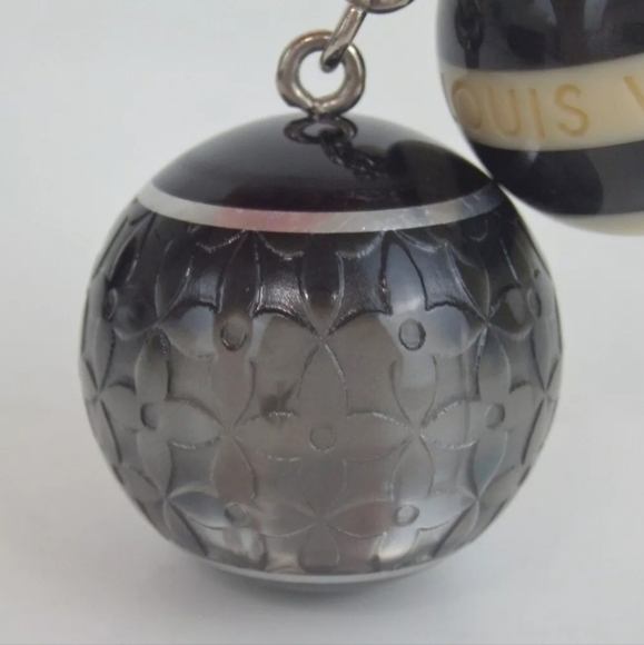 Auth Louis Vuitton Mini Lin Croisette Ball Bag/Key Ring Charm - Picture 5 of 6